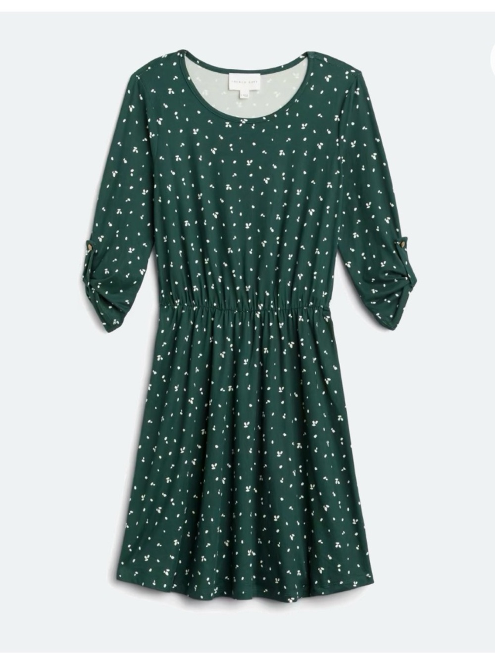 Brushed Knit Elastic-Waist Dress
